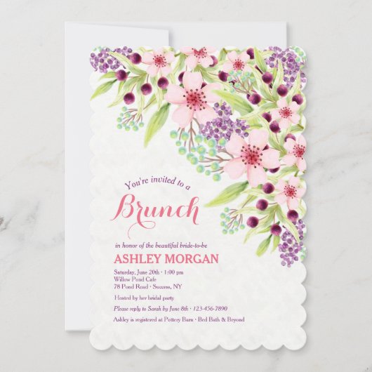 Breator of Spring Invitation Kaart (Voorkant)