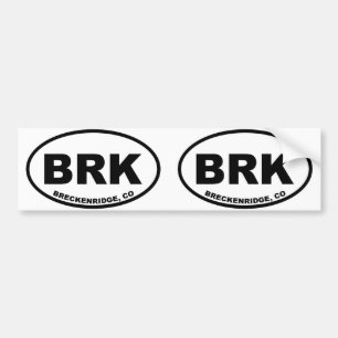 Breckenridge BRK Bumpersticker