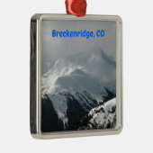 Breckenridge, CO Metalen Ornament (Rechts)
