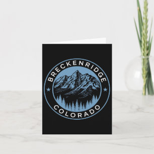 Breckenridge Co Wandelen Camping Toeristische Ski  Kaart