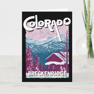 Breckenridge Colorado Berg Staat Rocky Mountai Kaart