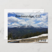Breckenridge, Colorado briefkaart (Voorkant / Achterkant)