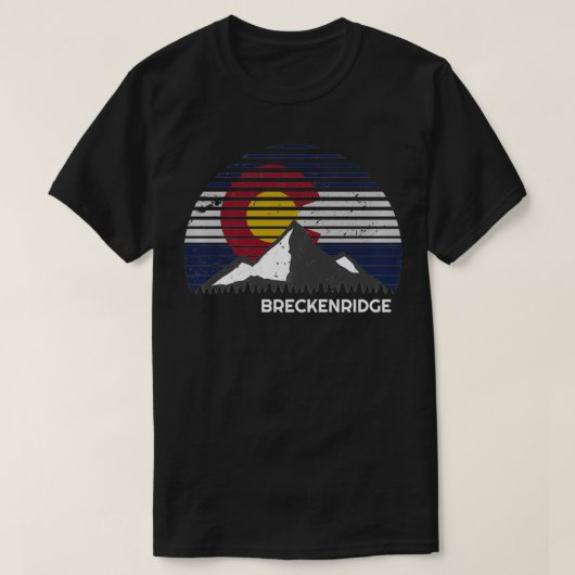 Breckenridge, Colorado CO Flag Mountain Pullover (Design voorkant)