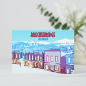 Breckenridge Colorado in het binnenstadgebergte —  (Staand voorkant)