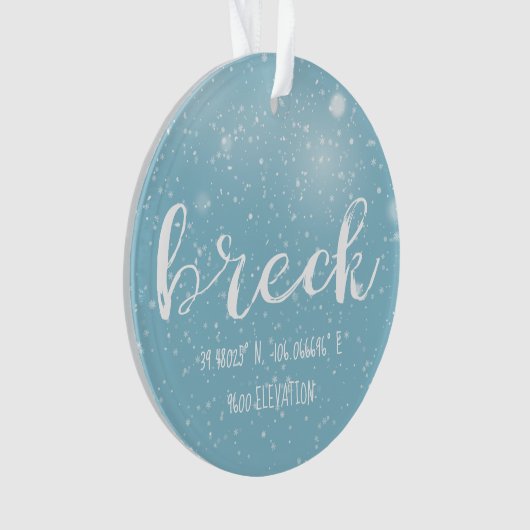 Breckenridge Colorado Latitude et longitude (devant)