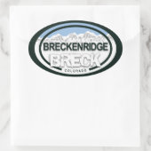 Breckenridge Colorado Mountain Label Stickers (Tas)