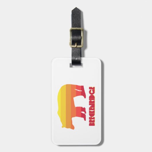 Breckenridge Colorado Rainbow-Beer Bagagelabel (Voorkant verticaal)