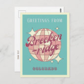 Breckenridge Colorado Retro  Briefkaart (Voorkant / Achterkant)