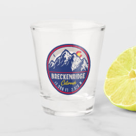 Breckenridge Colorado Ski Hiking Mountain Souvenir Shot Glas
