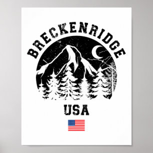 Breckenridge Colorado Ski Resort Alpine Skiing Gam Poster