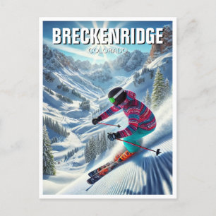 Breckenridge Colorado Skiën Reizen Briefkaart