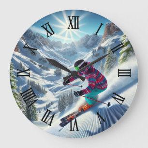 Breckenridge Colorado Skien Skiloper Reizen Grote Klok