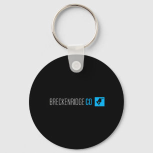 Breckenridge Colorado Snowboard Box Type Sleutelhanger