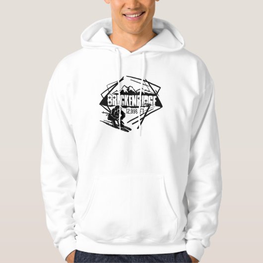 Breckenridge Colorado sweat - shirt à capuche d'él (Devant)