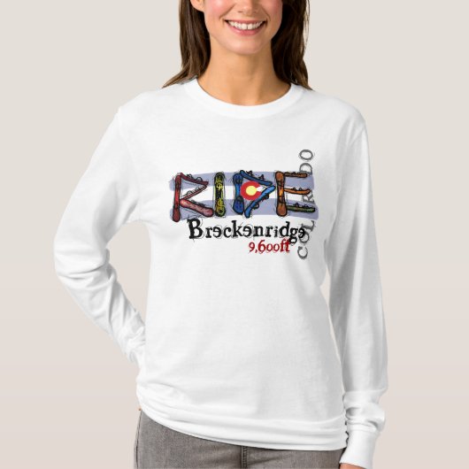 Breckenridge Colorado sweat - shirt à capuche d'él (Devant)