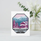 Breckenridge Colorado Winter Ski Area Briefkaart (Staand voorkant)