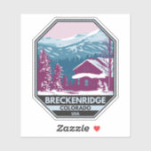 Breckenridge Colorado Winter Ski Area Sticker (Vel)