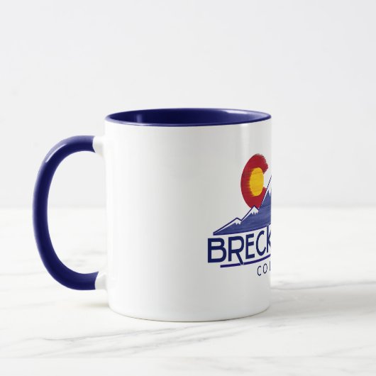 Breckenridge Colorado wood mountains mug (Gauche)