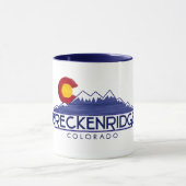 Breckenridge Colorado wood mountains mug (Centre)