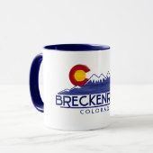 Breckenridge Colorado wood mountains mug (Devant gauche)