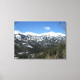 Breckenridge Ski Slopes Canvas Afdruk