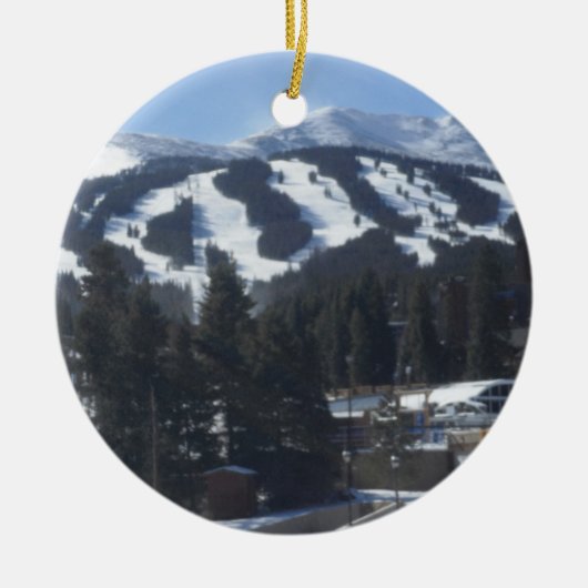 Breckenridge Ski Slopes Ornament (Voorkant)
