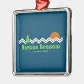 Brecon Beacons National Park Retro Metalen Ornament (Links)