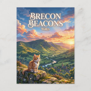Brecon Beacons Wales Briefkaart