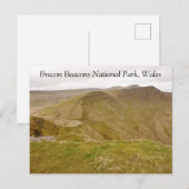 Brecon Beacons Wales Briefkaart (Voorkant / Achterkant)