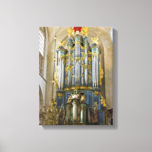 Breda Grote Kerk organ Canvas Afdruk
