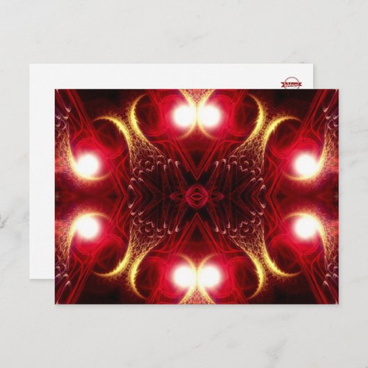 Brede Briefkaart visstaarten (Voorkant / Achterkant)