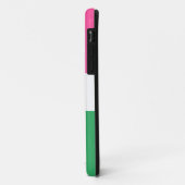 Brede Chic Watermeloen Roze Groen Witte Strepen Case-Mate iPhone Case (Achterkant/links)