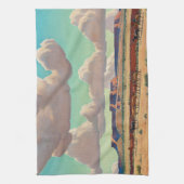 Brede landen van de Navajo door Maynard Dixon Theedoek (Verticaal)