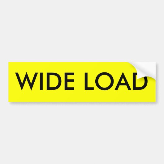 BREDE LAST BUMPERSTICKER (Voorkant)