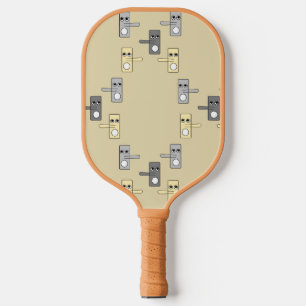 Brede mondhandgrepen pickleball paddle