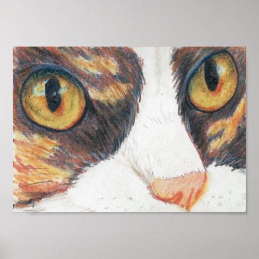 Brede ogen poster (Voorkant)