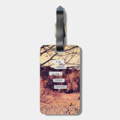 Brede open ruimtes II-Bagagelabel Bagagelabel (Achterkant verticaal)