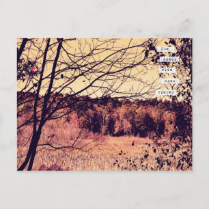 Brede open ruimtes II-Briefkaart Briefkaart