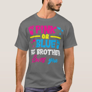 Breder geslacht onthult roze of blauwe Big Brother T-shirt