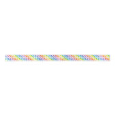 Breder spectrum Rainbow Polka Dots Lint (Voorkant)