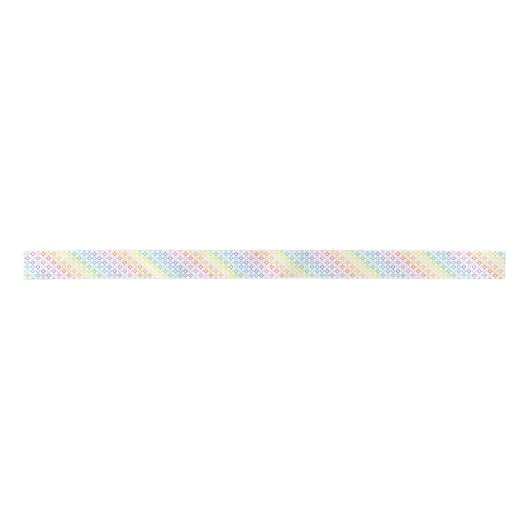 Breder spectrum regenboogschets met ruiten lint (Voorkant)
