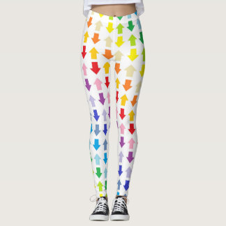 Bredere spectrumregenboogpijlen leggings