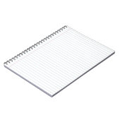 Breed gereguleerd notebook notitieboek (Linkerzijde)