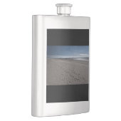 Breed strand op het noordelijk Zee Flacon (Rechts)