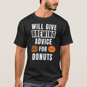 Breedadvies voor Donuts Brewmaster Funny Brewery T-shirt