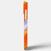 Breedbandjes in oranje-elastijl met ijs Case-Mate iPhone case (Achterkant / Links)