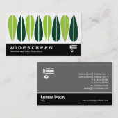 Breedbeeld 0462 - Retrobladeren 012 Visitekaartje (Voorkant / Achterkant)