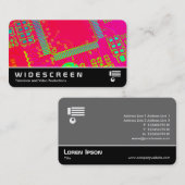 Breedbeeld 0538 - Abstracte circuits Visitekaartje (Voorkant / Achterkant)