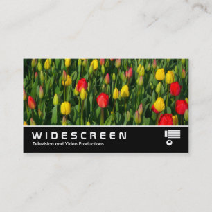 Breedbeeld 206 - Kleurrijke Tulpen Visitekaartje