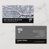 Breedbeeld 267 - Snowy Branches Visitekaartje (Voorkant / Achterkant)